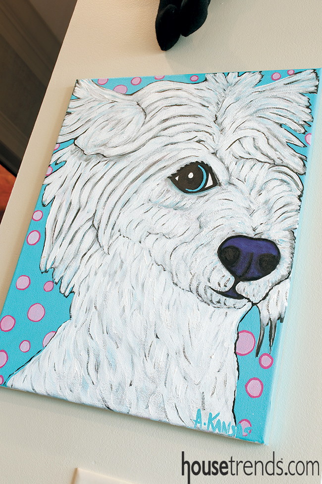 Wall art comes with a playful side