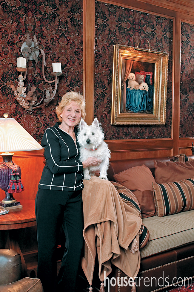 Wall art resembles the family pet