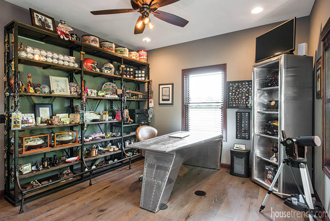 Home office decor tells a story