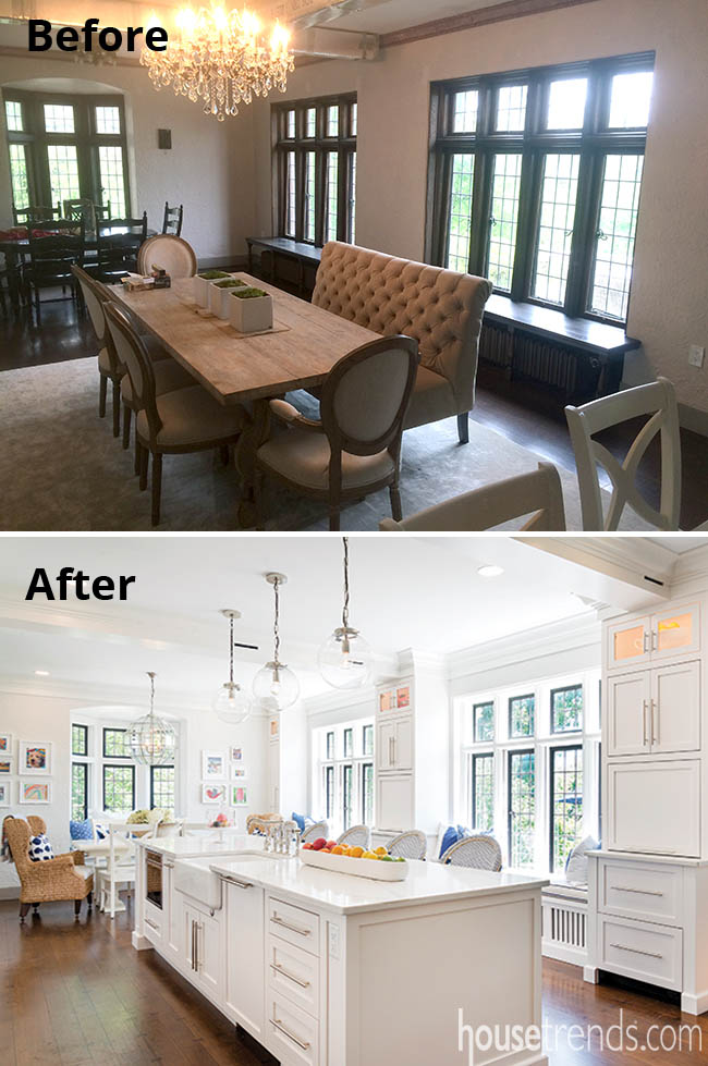 Remodel flip flops two spaces