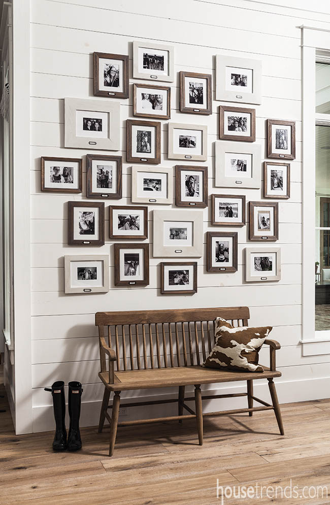 Photo collage shows off family