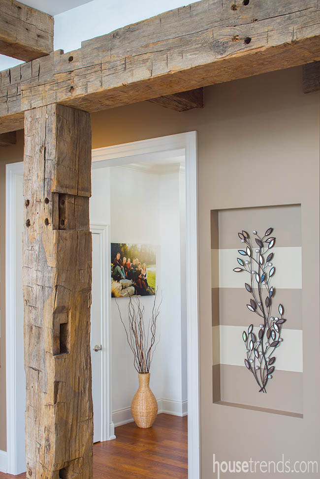 Decor is easily changed throughout a home