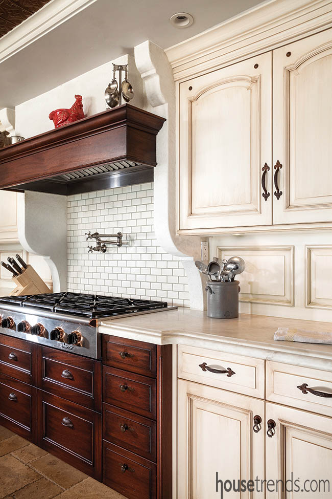 One-of-a-kind kitchen backsplash