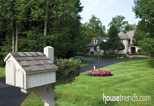 Landscape design makes an impressive impression