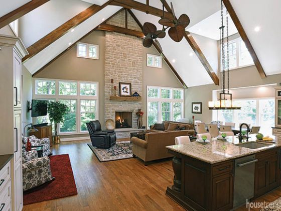 Open design concept is perfect for casual entertaining