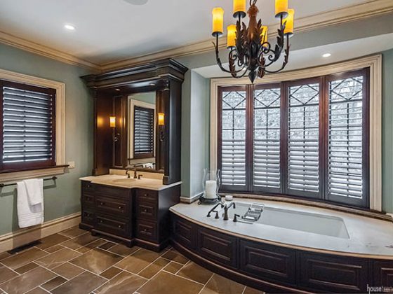 Spa-like bathroom design