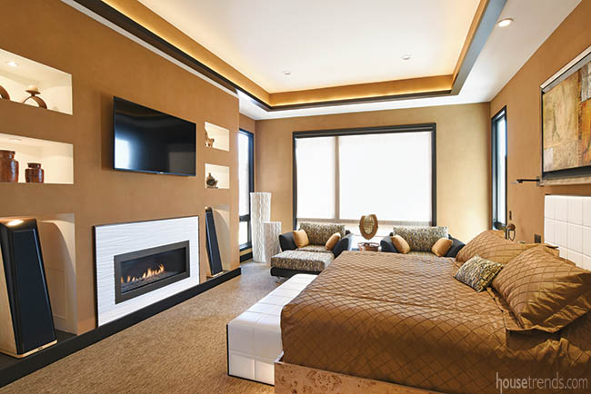 New Home Is Contemporary With A Hint Of Southwest Flavor
