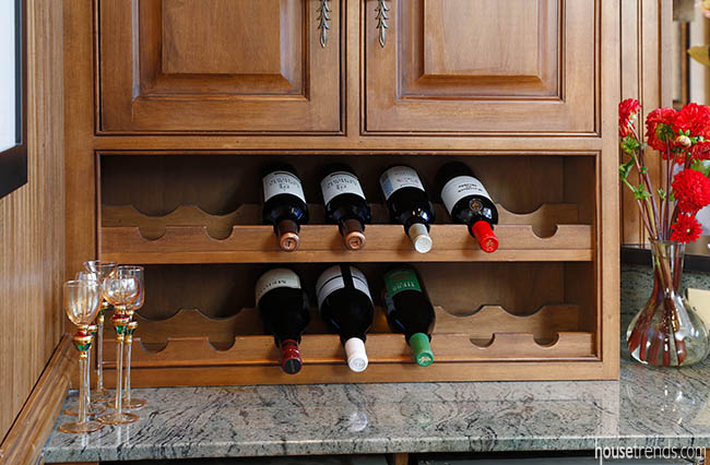 Convenient wine storage ideas