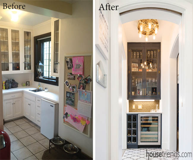 Light fixture survives a remodel