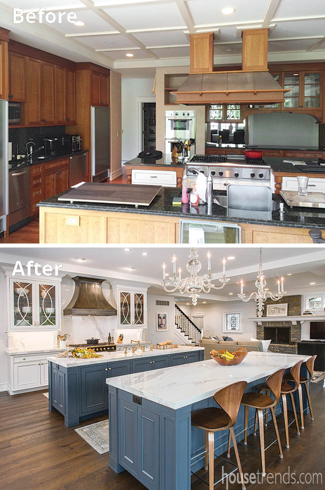 Remodel shifts kitchen appliances around