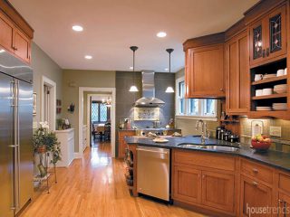 Warm kitchen design ideas