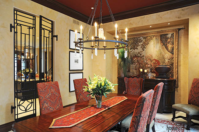 indian dining room decoration