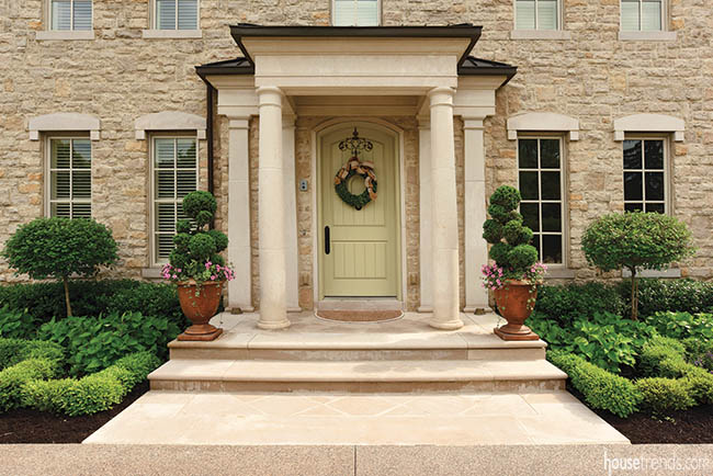 Front entry gets a natural update