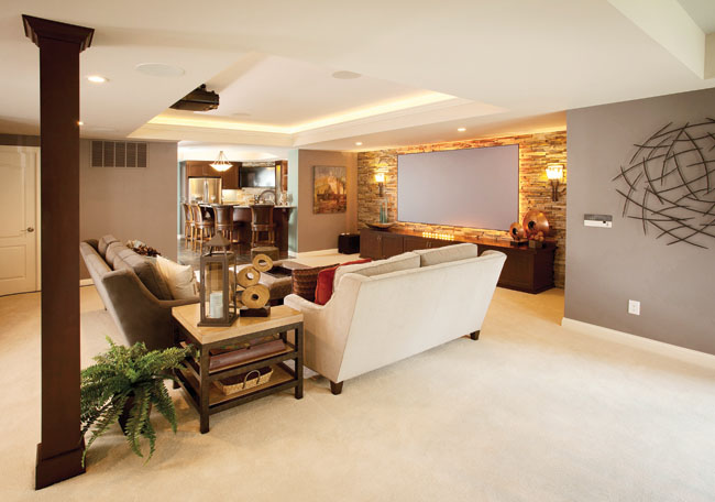 Home theater system keeps a