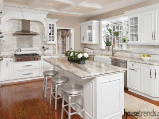 White cabinetry rules kitchen color trends