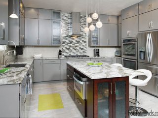 Kitchen cabinet colors create an inviting atmosphere