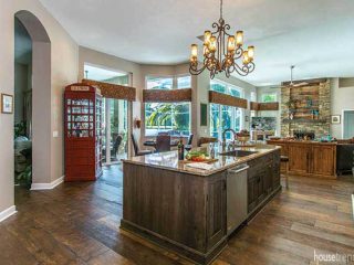 Remodeled kitchen with a view