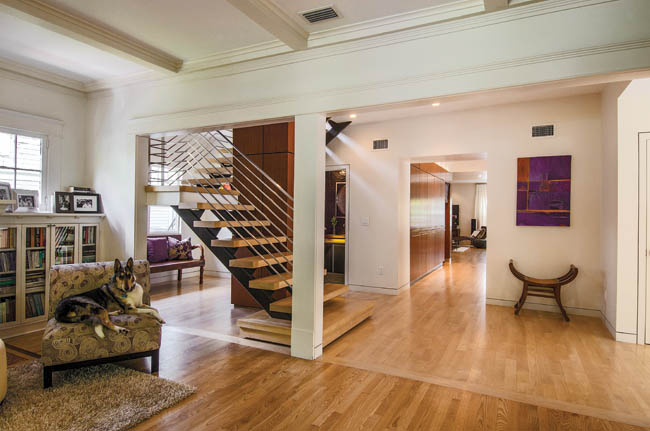 A home's floors add to the ambiance