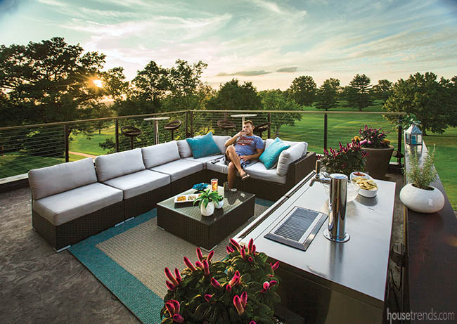 Upper deck is the perfect spot to catch a game