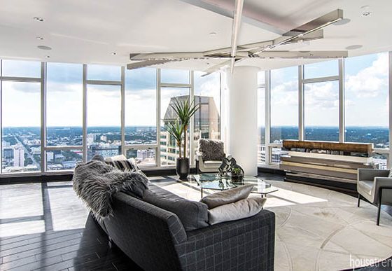 Family room with a gorgeous view