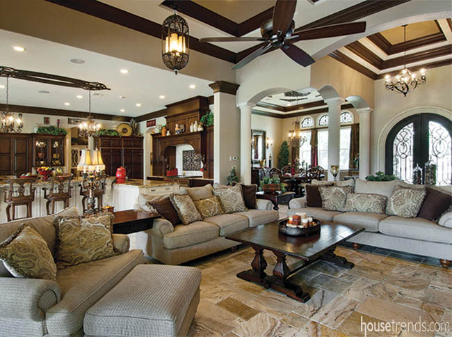 Open floor plan perfect for a large family