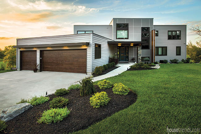 Garage doors with deceptive strength