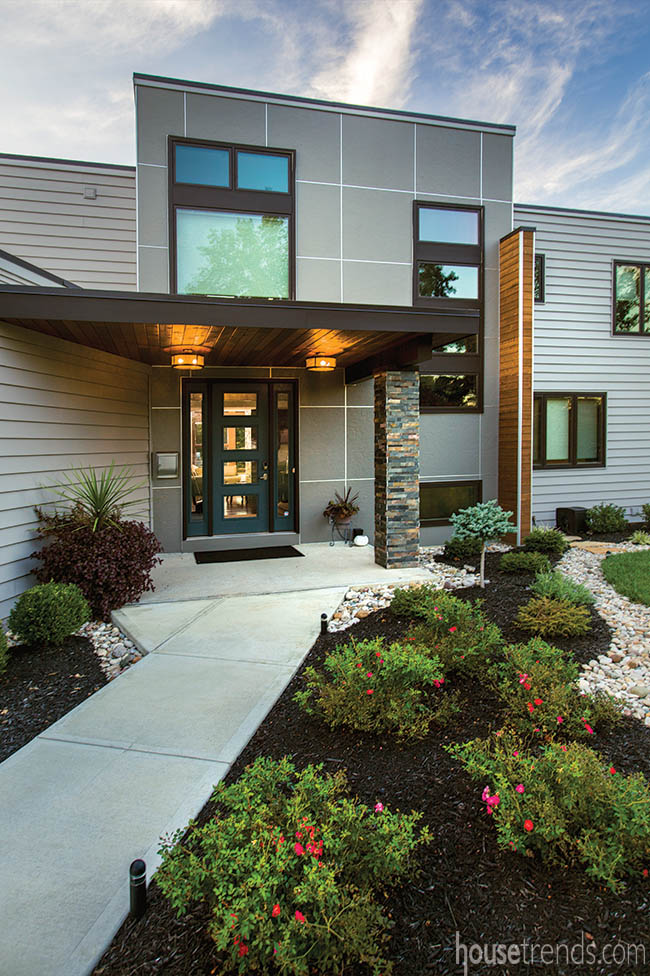 Contemporary dream home built in a year