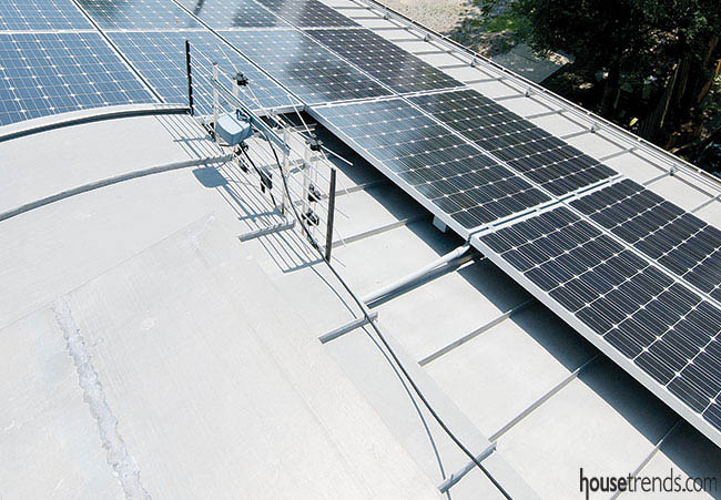 Solar panels help lower utility costs