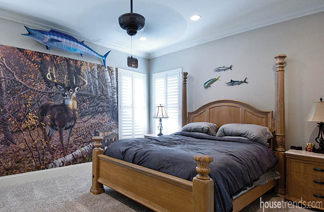 Kid's bedroom shows off a passion