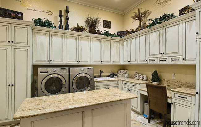 Laundry room gets a convenient location