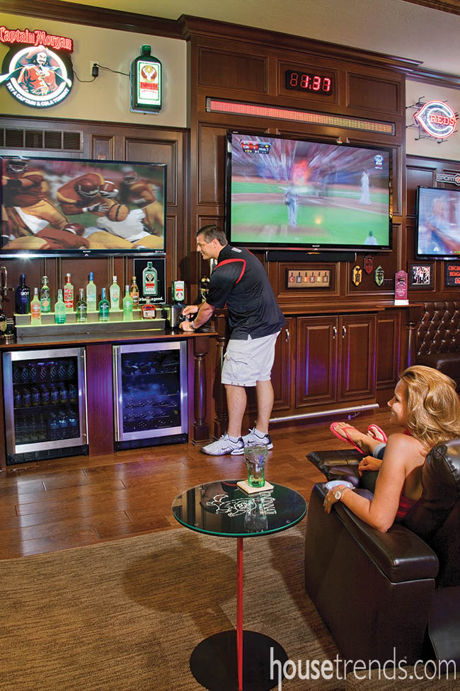 Televisions make game day exciting