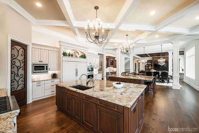 Open living space is perfect for entertaining