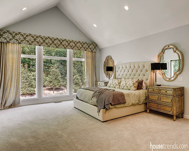 Bedroom furniture is no problem with this much floor space