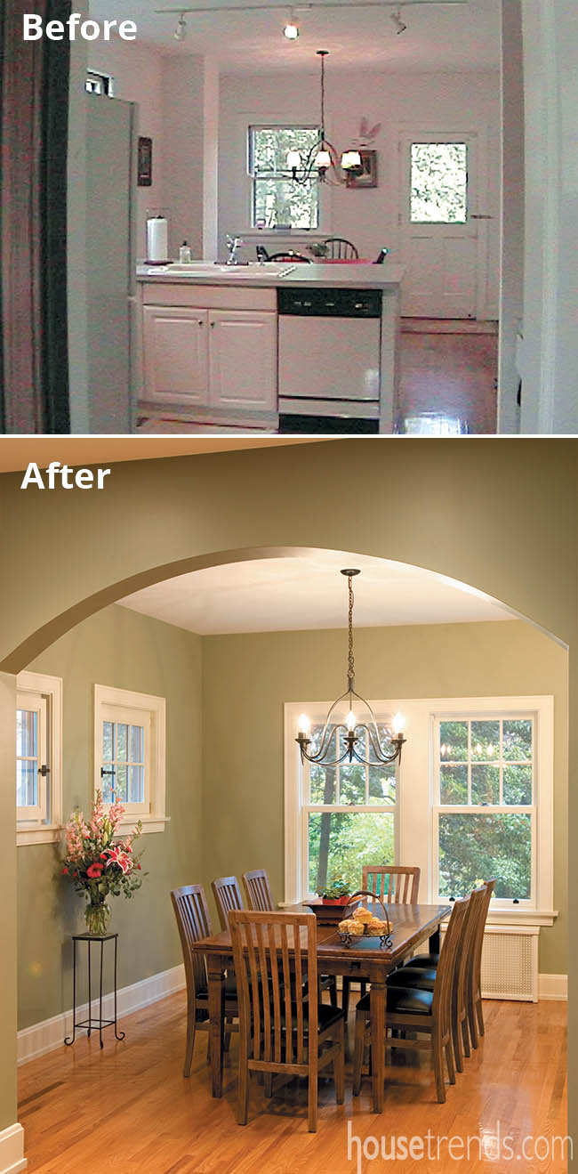 Addition made way for a breakfast area