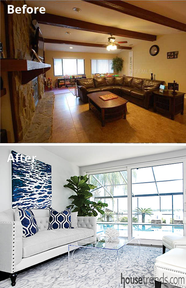 Living room gets a new look