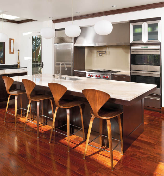 Kitchen sink location allows owner to feel involved