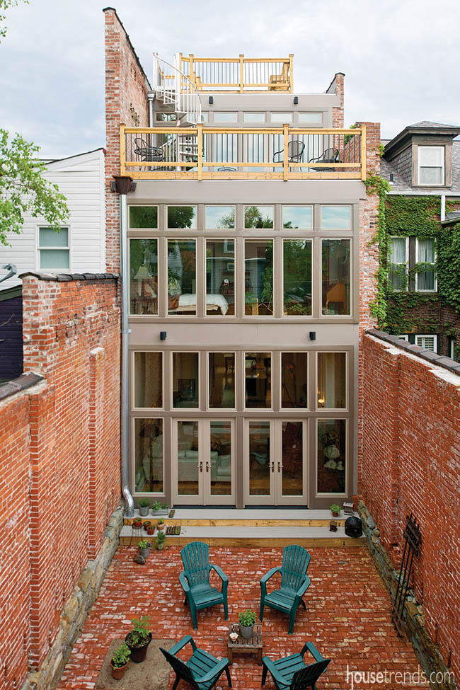 Luxurious remodel includes an enclosed patio