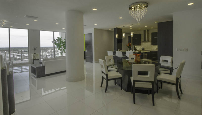 Dining room gets a non-traditional table
