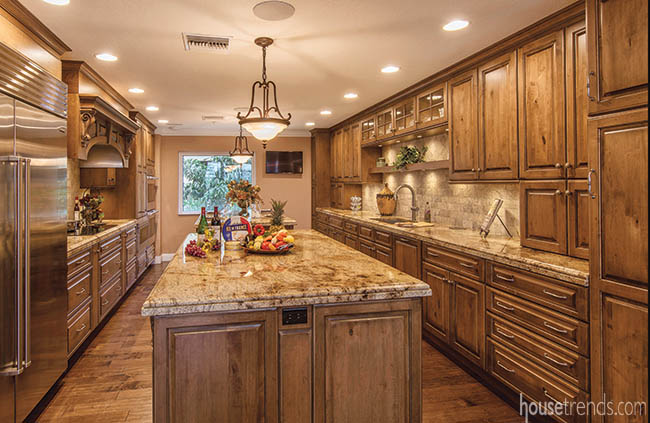 Traditional countertops get a modern twist