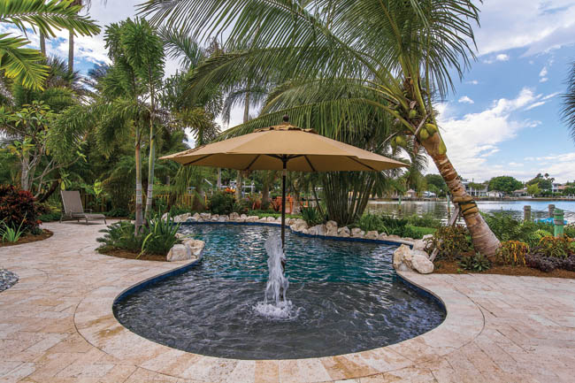 Inground pool defies traditional style