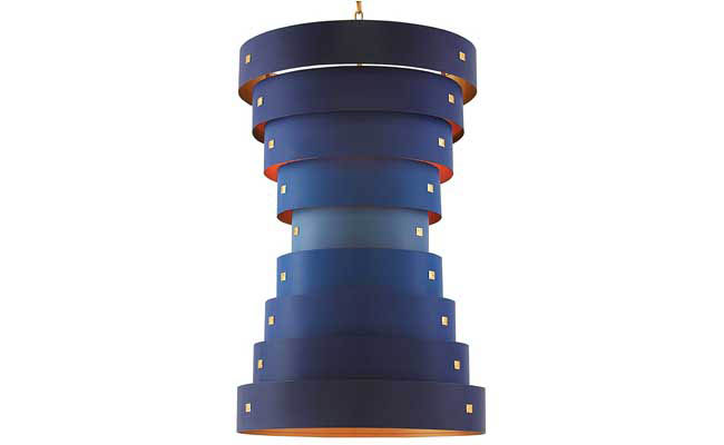 Chandelier in gorgeous shades of blue