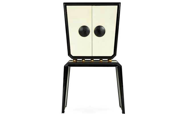 Cabinet with a beautiful color scheme