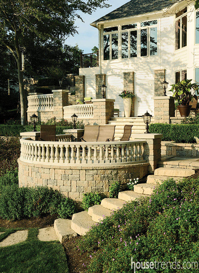 Materials add variety to landscape design