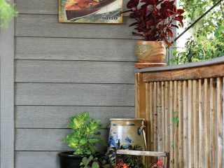 Vintage poster welcomes guests