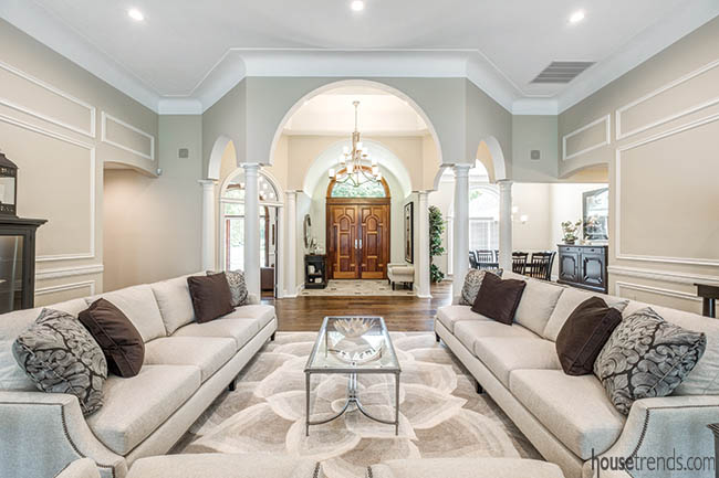 Mahogany front doors restored to former glory