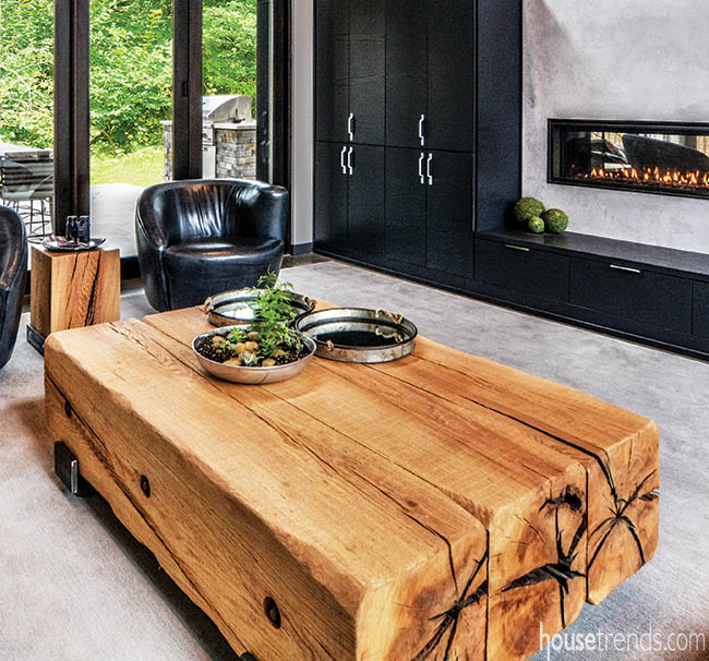 Coffee table with a history