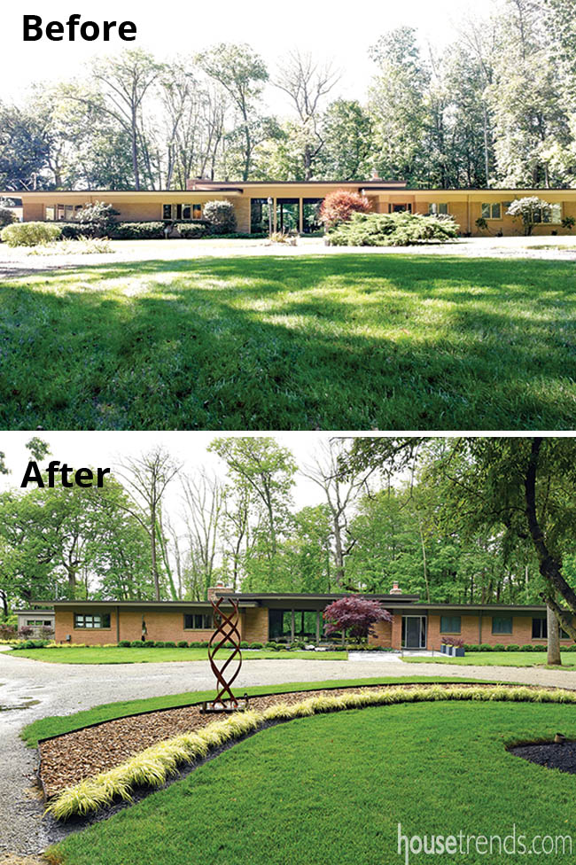 Home inspired by Frank Lloyd Wright