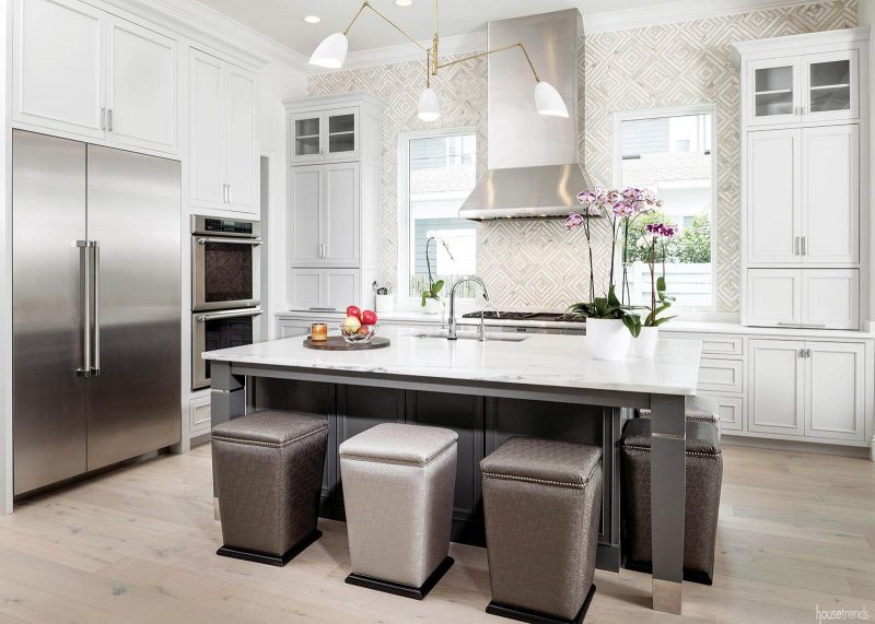 Kitchen boasts an appliance wall