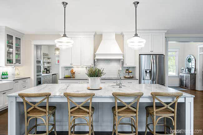 Marble island will gain patina with time