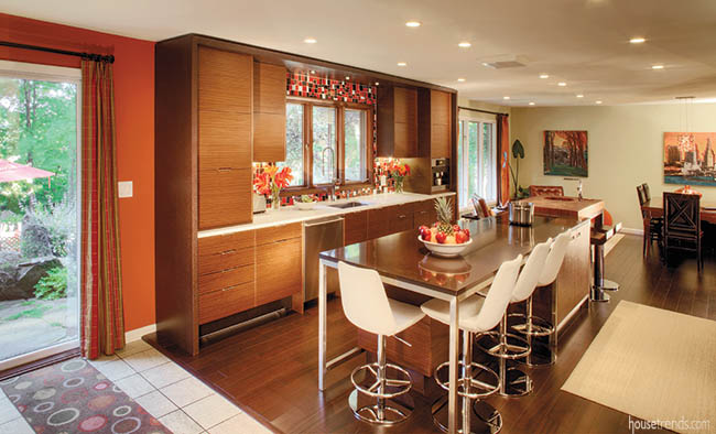 Kitchen design ideas reflect the great outdoors